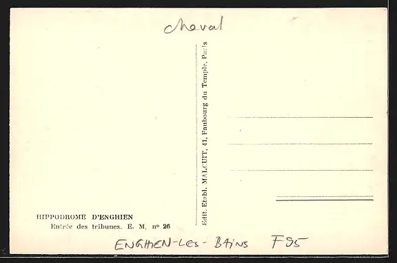 AK Enghien, Entree des tribunes