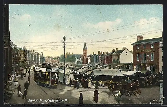 AK Great Yarmouth, Market Place & Tramway