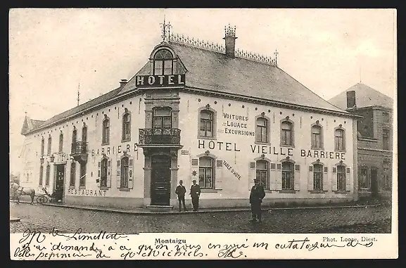 AK Montaigu, Hotel Vieille Barriere