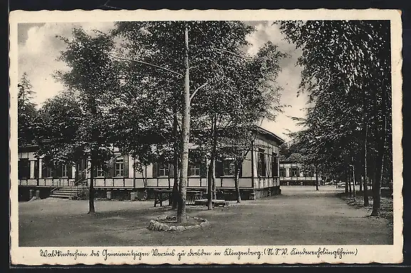 AK Klingenberg / Sa., Waldkinderheim des Gemeinnützigen Vereins zu Dresden