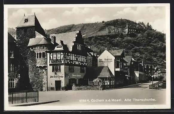 AK Cochem, Blick auf die Alte Thorschenke