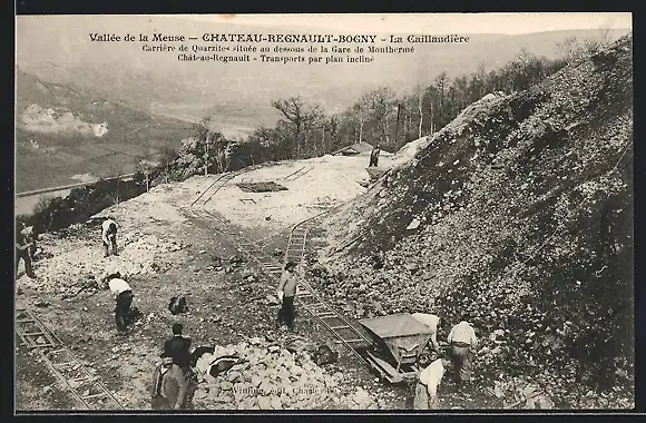 AK Chateau-Regnault-Bogny, La Caillaudiére, Carrière de Quarzit