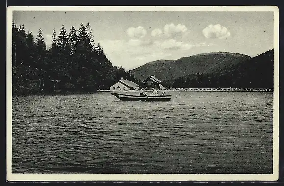 AK Smolnik, Blick über den Schmöllnitzer Teich