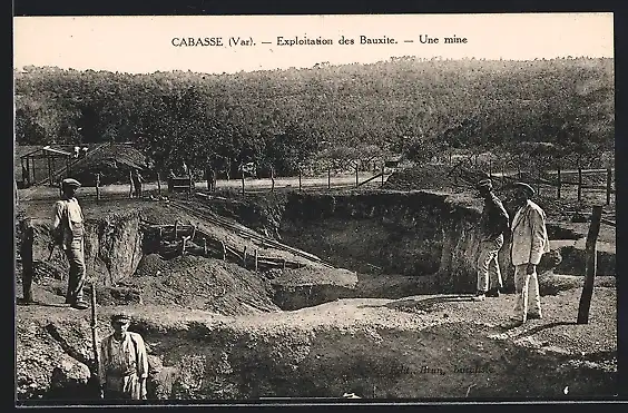 AK Cabasse, Exploitation des Bauxite, Une mine