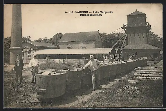 AK La Machine, Puits Marguerite (Usines Schneider), Kohle-grube