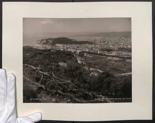 Fotografie Schroeder & Cie., Zürich, Ansicht Nice, Vue generale dep. le Col Ville Franche