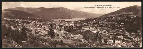 Klapp-AK Gerardmer, Panorama de la Ville et du Lac