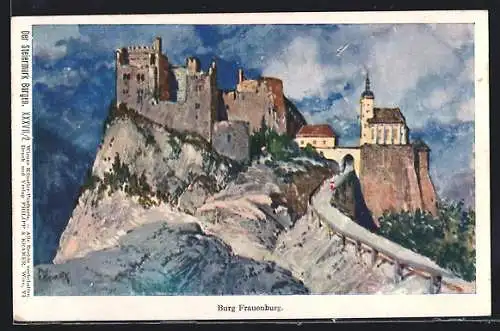 Künstler-AK Franz Kopallik: Frauenburg, Burg Frauenburg