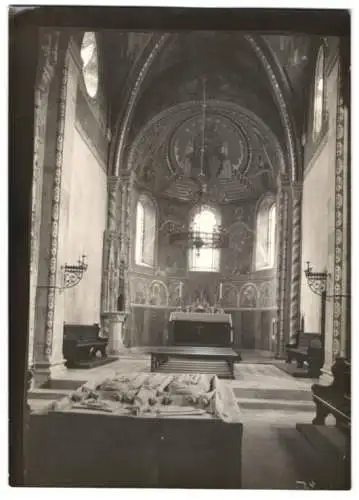 Fotografie W. Apel, Berlin, Ansicht Goslar, Neuwerkkirche, Blick zum Altar