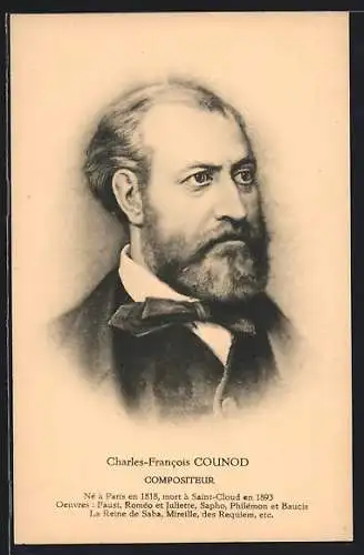 AK Compositeur Charles-Francois Counod