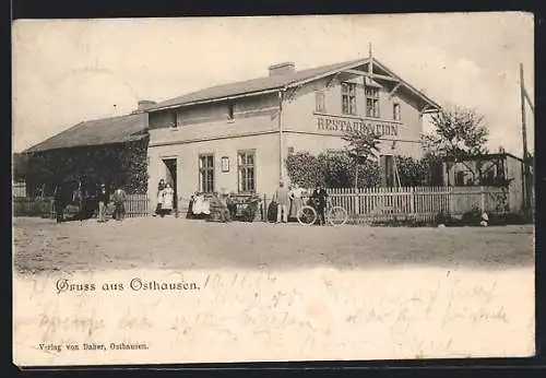 AK Osthausen, Restauration mit Garten