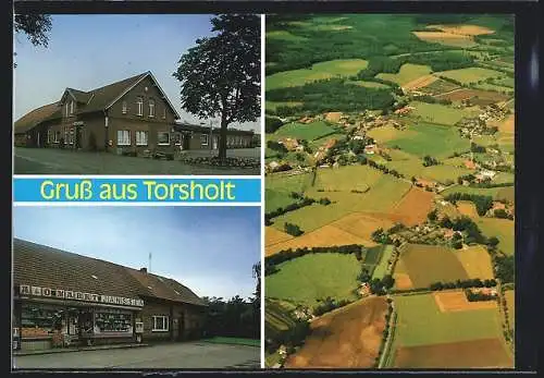 AK Torsholt, A & O Markt, Gesamtansicht aus der Vogelschau