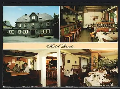 AK Bad Berleburg, Hotel Dreute, Ederstrasse 18