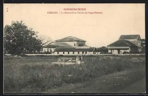 AK Cochinchine, Cholon, La Maternité et l`Ecole des Sages-Femmes