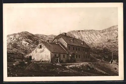 AK Schiestlhaus, Berghütte des österr. Touristenklub