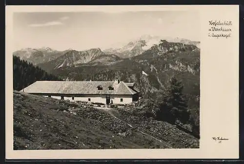 AK Hofalmhütte mit Warscheneck und Angerkogel