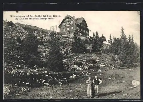 AK Graz, Stubenberghaus auf dem Schöckl