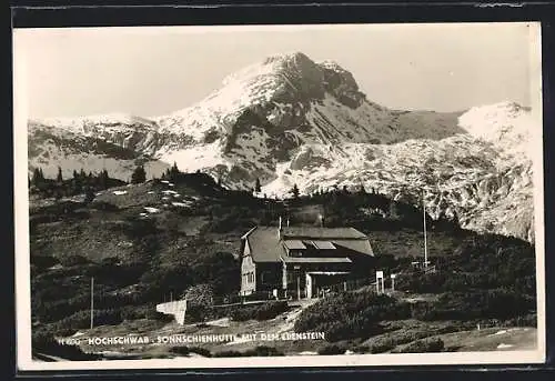 AK Hochschwab, Sonnschienhütte mit dem Ebenstein