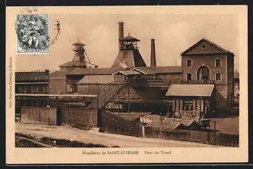 AK Saint-Étienne, Puits du Treuil, Kohlebergbau