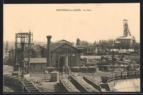 AK Montceau-les-Mines, Le Port, Kohlebergbau