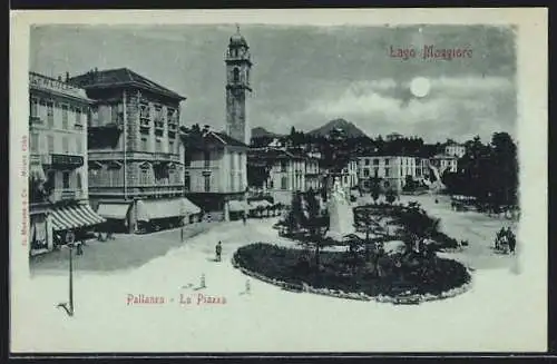 AK Verbania-Pallanza, La Piazza, Hotel Milan