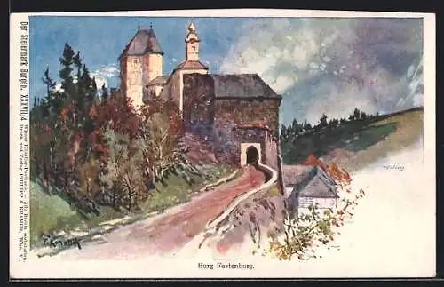 Künstler-AK Franz Kopallik: Festenburg, Burg Festenburg