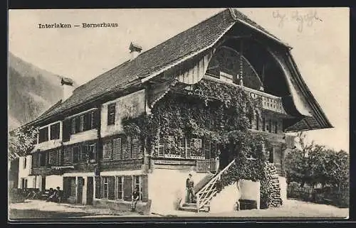 AK Interlaken, Ansicht des Berner Haus