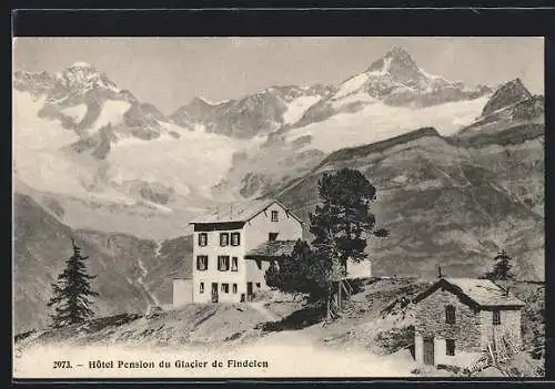 AK Cabane de Fidelen, Panorama et Glacier du Trift