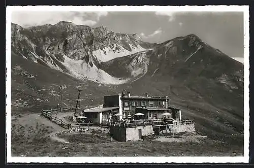 AK Parsennhütte, Berghütte und Grünhorn