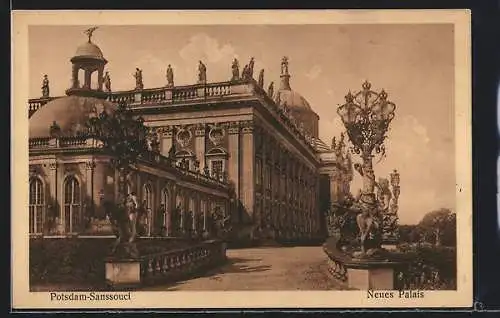 AK Potsdam-Sanssouci, Neues Palais