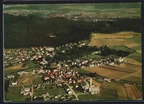 AK Bad Wildungen-Reinhardshausen, Teilansicht, Fliegeraufnahme