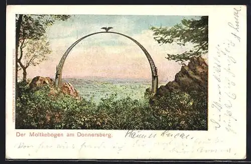 AK Donnersberg / Königsstuhl, Der Moltkebogen