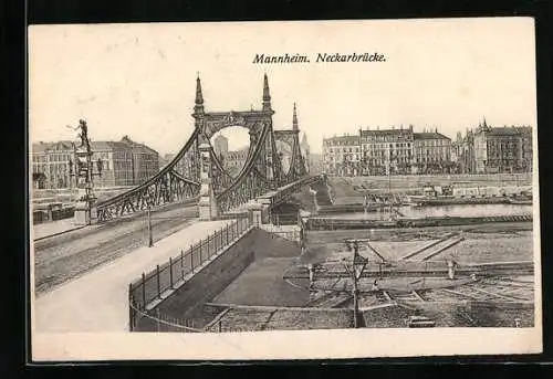 AK Mannheim, Neckarbrücke