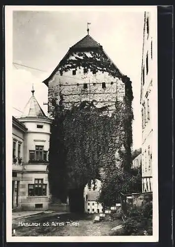 AK Haslach /O.-Ö., Alter Turm