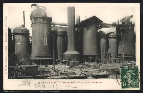 AK Le Creusot, Usines Schneider, Hauts-Fourneaux