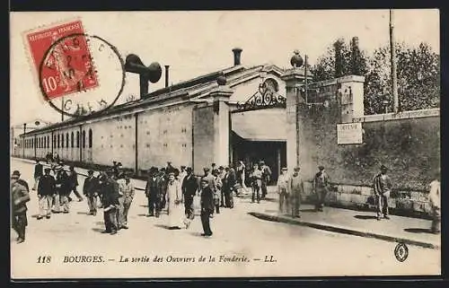 AK Bourges, La sortie des Ouvriers de la Fonderie