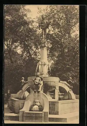 AK Nürnberg, Der Minnesängerbrunnen