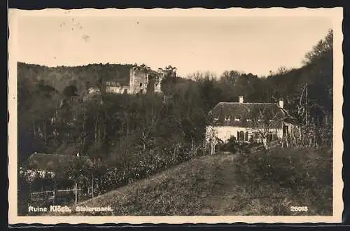 AK Klöch, Ruine Klöch mit Umgebung