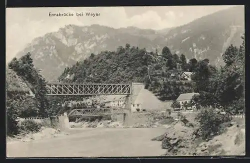 AK Weyer, Blick zur Ennsbrücke