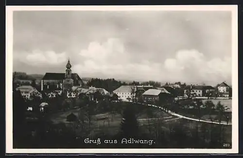 AK Adlwang, Totalansicht mit Kirche