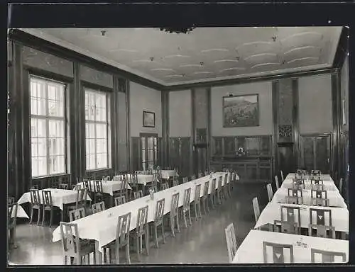 AK Weyer /Oberdonau, Genesungsheim der Landesversicherungsanstalt Wien-Niederdonau, Speisesaal