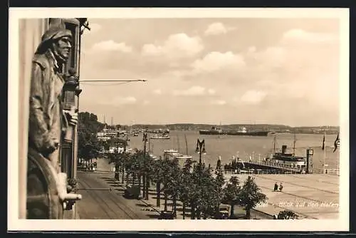 AK Kiel, Blick auf den Hafen