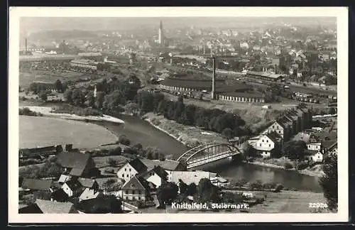 AK Knittelfeld, Ortsansicht von oben