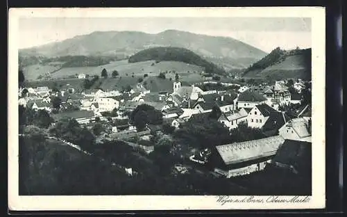 AK Weyer a. d. Enns, Blick auf den Oberen Markt