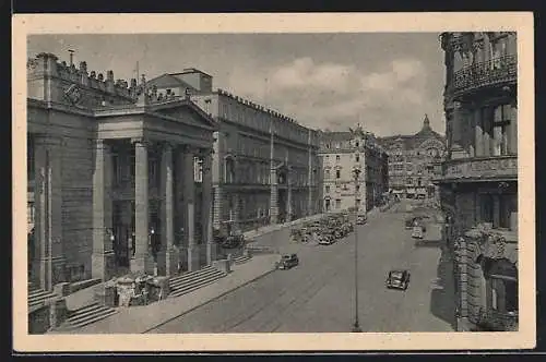 AK Stuttgart, Untere Schloss-Strasse