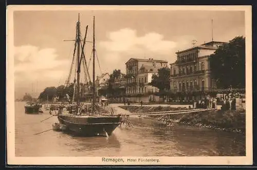 AK Remagen, Hotel Fürstenberg