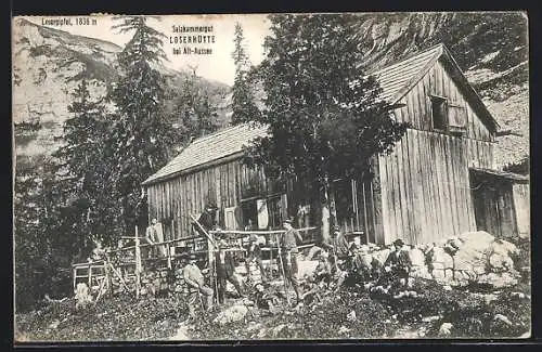 AK Losergipfel, Loserhütte bei Alt Aussee