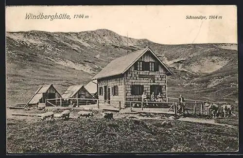 AK Windberghütte mit Schneealpe