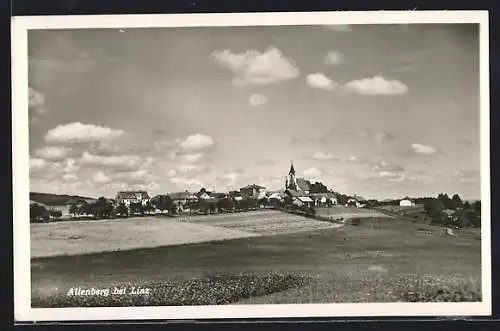 AK Altenberg bei Linz, Blick zum Ort