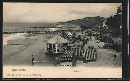 AK Domburg, Strandpartie